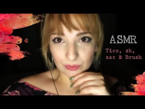 ASMR MOUTH SOUNDS  | Tico, Zac, Sk, Brushing Camera | VISUAL TRIGGERS