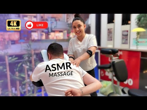 ASMR Sedef Massage, Mall Massage  (Neck,shoulder,waist)