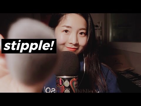 [한국어 Korean ASMR] 시각적팅글/스티뽀오올과 핸드뭅먼트 (Stipple, Hand Movement)