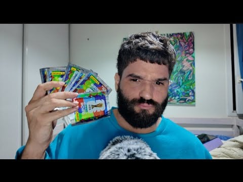 ASMR FRANÇAIS | UNBOXING PANINI QUE DES JOUEURS DE M… 😩