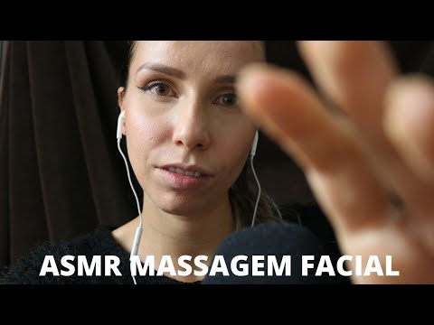 ASMR ROLEPLAY MASSAGEM FACIAL -  Bruna ASMR