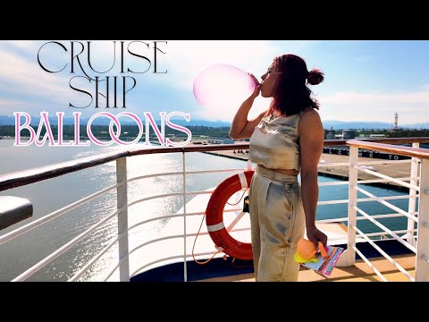 Balloons on Board Cruise Ship 🚢🎈
