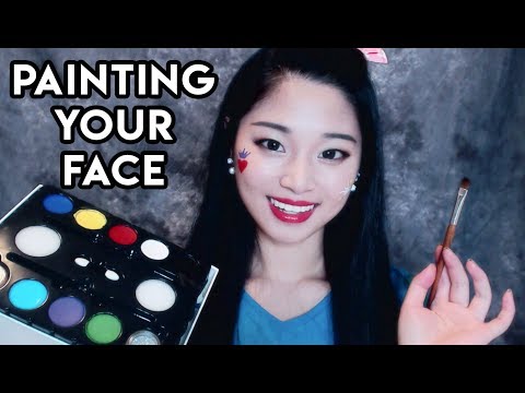 [ASMR] Painting Your Lovely Face (Soft Spoken)