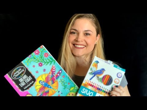 [ASMR] Color With Me! 1 HOUR Of Coloring  (Whisper)