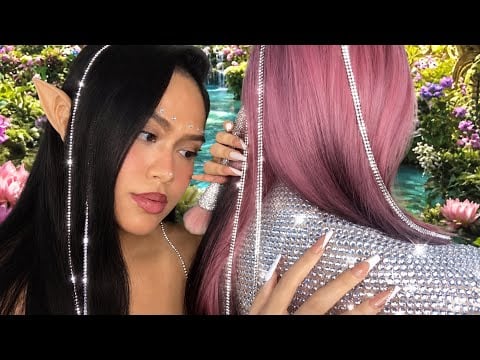 ASMR Bedazzled Fairy OBSESSED W/ You Plays W/ Your Hair + Back Scratch (Your Back Is DIAMONDS) 💎