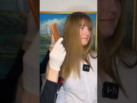 asmr tsa hair check #asmr #asmrvideos #satisfying #relax #relaxing #sleep #tingles #oddlysatisfying