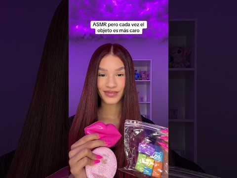 ASMR pero cada vez el objeto es más caro  💸 #asmr #spanishasmr #satisfying #asmrtingles #sleep