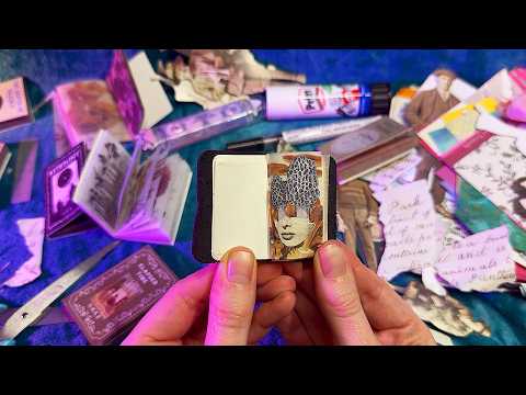 ASMR Art Journal but it's Miniature! (Whispered Journalling)