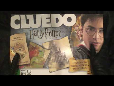 LEATHER GLOVES (๑´ڡ`๑) HARRY POTTER BOARD GAME (@[]@!!)  [[ASMR]]