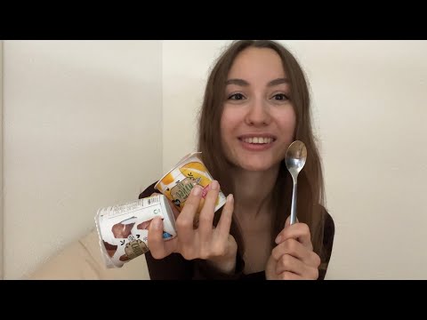 ASMR Mukbang | Eating Yougurts 🥛