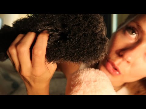 #ASMR | Is This Bristle Broom Trigger For You? 🧹💆✨  Skin Sweeping & More | Non-Layered & Layered