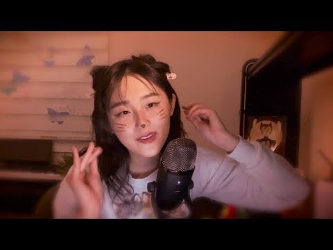 ASMR 💯🐈‍⬛ inaudible whispers: rambles, reading my subscribers' names