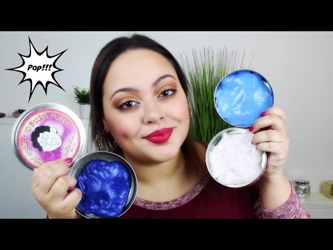 ASMR| Poppin' Putty!!! - Crazy Aaron's Thinking Putty! Magnetic, Phantom & Hypercolor