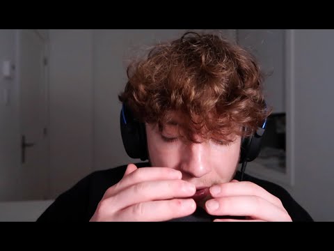 intense asmr mouth sounds (+ inaudible whispering)