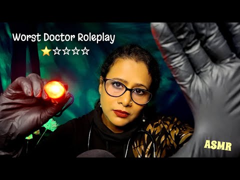 ASMR Worst Doctor Ever 😭 | Funny & Chaotic Doctor Roleplay| Asmr Ghosal