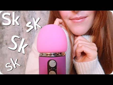 ASMR Super Slow SkSk from Ear to Ear 💜 (White Noise)