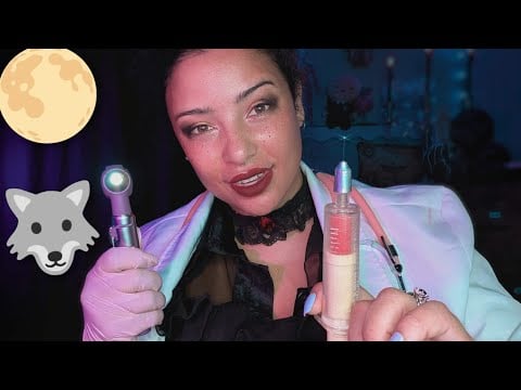 Goth Doctor Examines Her Werewolf Boyfriend Physical Exam ASMR (South African Accent)