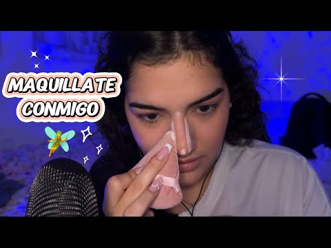 ASMR MAQUÍLLATE CONMIGO mientras hablamos 💅🏼💗