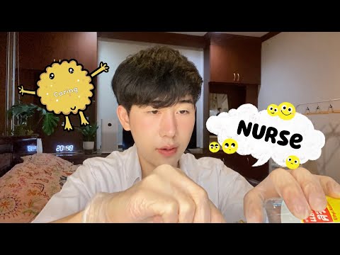 ASMR Thai 🇹🇭 บุรุษพยาบาลดูแลนักเรียน 💊 Thai School Nurse healing you asmr