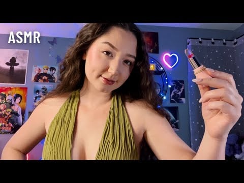 ASMR Fast & Up Close Mouth Sounds *Personal Attention* Lipgloss Application