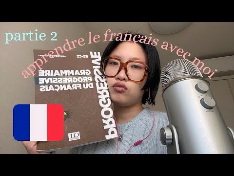 ASMR apprendre le français avec moi (partie 2) 🇫🇷 learn french with me