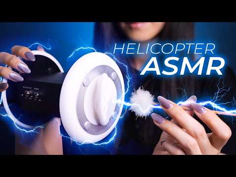 ASMR Brain Numbing 3D Helicopter Triggers Revive Your Tingles | Intense Trigger Warning (No Talking)