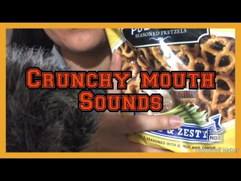ASMR || Eating Crunchy Pretzels Mouth Sounds