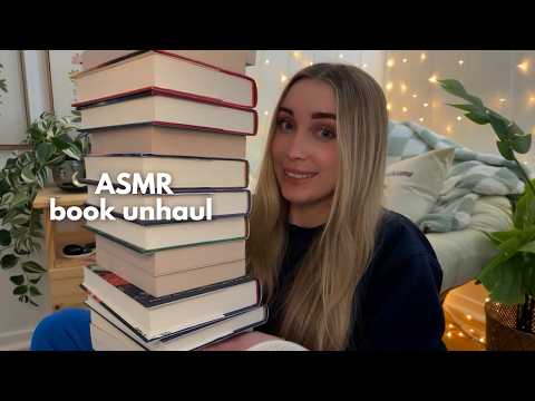 ASMR Big Book Unhaul! (book triggers, whispered)