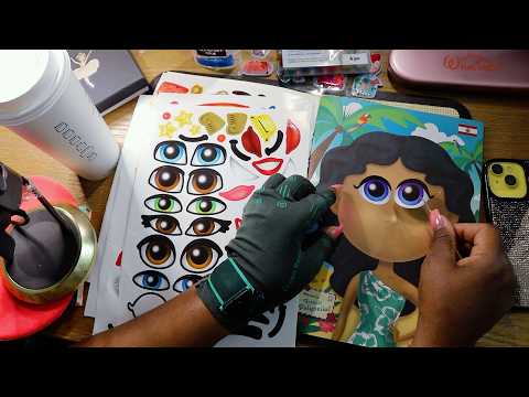 Create A Face ASMR Hard Candy-Treat Eating Sounds