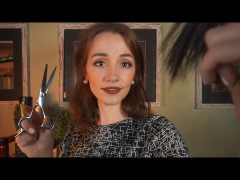 ASMR | Cozy & Realistic Hairdresser Roleplay ✂️ Shampoo & Haircut