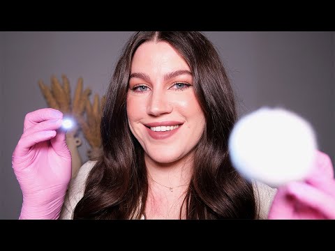 ASMR | Inspecting Your Face🔍(Latex Gloves, Soft or Dull, Measuring)