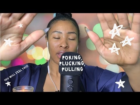 Poking, Plucking, Pulling Healing Session | Reiki Master Energy | ASMR Tingles | Full Face April