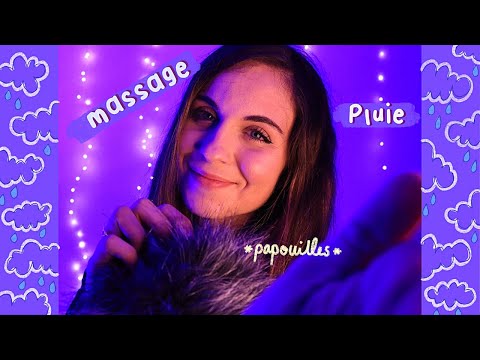 ASMR 🌧 Papouilles, massages et pluie, LE RÊVE ! 🤤