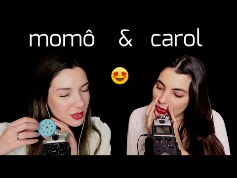 ASMR 😍 SWEET CAROL e MONIQUE COLIN nos SEUS OUVIDOS *ESPECIAL 100k*