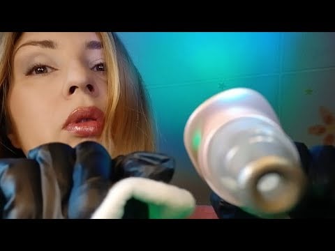 ASMR Facial Cleaning & Treatment | In Finnish Language (Suomeksi) 💆‍♀️ 