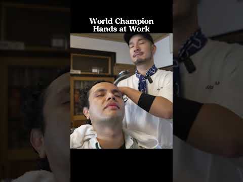 💈(ASMR) 100-Year-Old Japanese Barbershop — Non-Stop Tap Massage by a World Champion Barber
