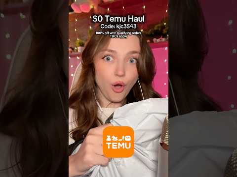 $0 item code on TEMU: kjc3543 (with qualifying orders. T&Cs apply) #temu #temumethod #temucodes