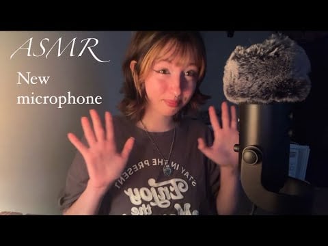 ASMR | Testing my new microphone 🎙️| Yapping + Rolling R Trigger ✨
