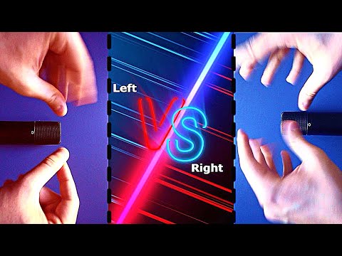 ASMR | Fast & Aggressive Hand Sounds Battle 😅 left ear vs right ear