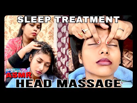 ASMR Ear Neck & Head Massage || Deep Sleep Treatment | Indian Female TherapisT DoLL #asmr #insomnia