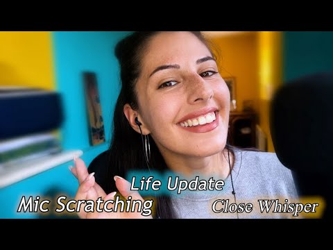 ASMR Life Update✨Mic Scratching✨Close Whisper✨АСМР НА БЪЛГАРСКИ