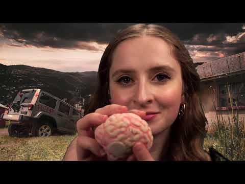 ASMR May I eat your BRAIN? 🧠 The Walking Dead Roleplay (Mouth Sounds, Massage)