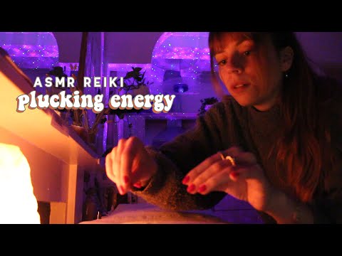 ASMR REIKI | negative energy removal | plucking & hand movements | energy chakra healing POV