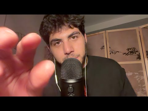 ASMR Slow Mouth Sounds + Hand Movements (Minimal Talking)