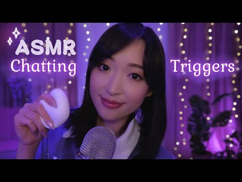 ASMR Chatting Triggers 🎙 Interview chez France 5, nouvelle caméra, projet pour ma chaîne YouTube...💬