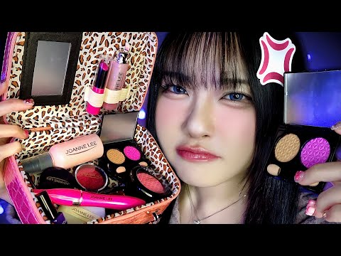 【ASMR】寝坊したあなたに5分でメイクアップ！💄‪💨｜Fast Makeup ASMR