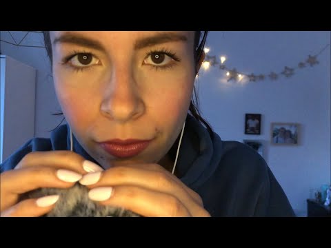 ASMR | Relaxing Brain Massage (fluffy mic scratching)