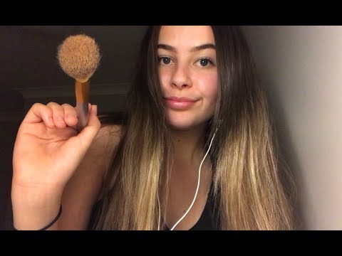 ASMR- Trigger Words & Face Brushing for Sleep ❤️