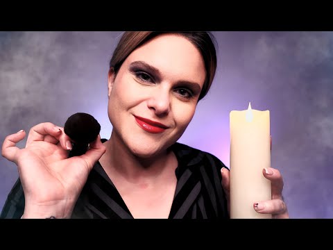 ASMR Doing Wednesday Addams Makeup For Halloween Party