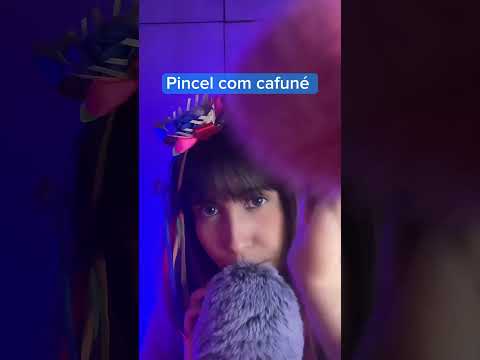 Pincel com cafuné #asmr #relax #mouthsounds #inaudible #dormir #tapping #sonsdeboca #glathasmr